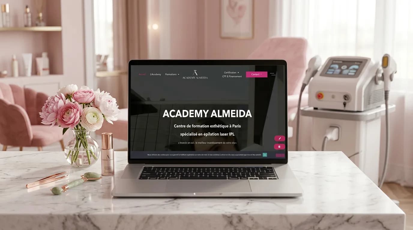 Academy Almeida : Présence en ligne & génération de leads